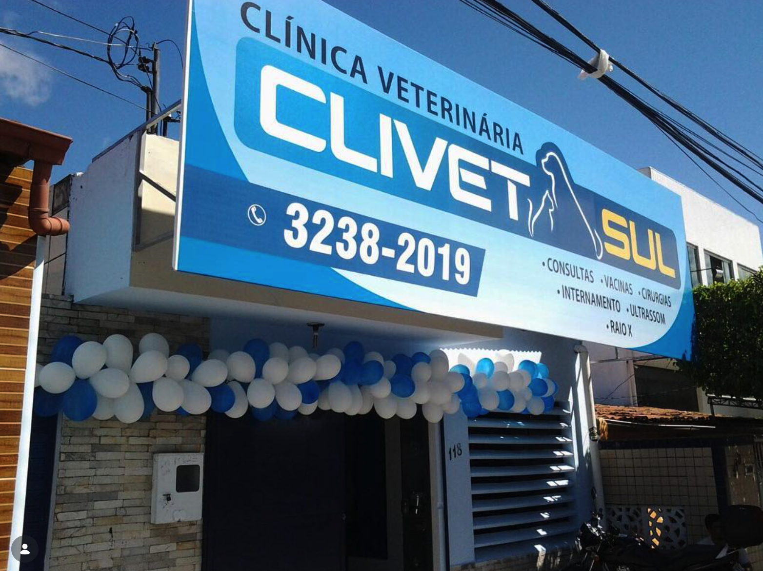 Fachada da Clivet Sul — Clínica Veterinária na Zona Sul de João Pessoa